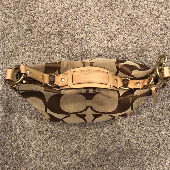 Authentic Brown/Tan Coach Purse - Picture 7 of 8